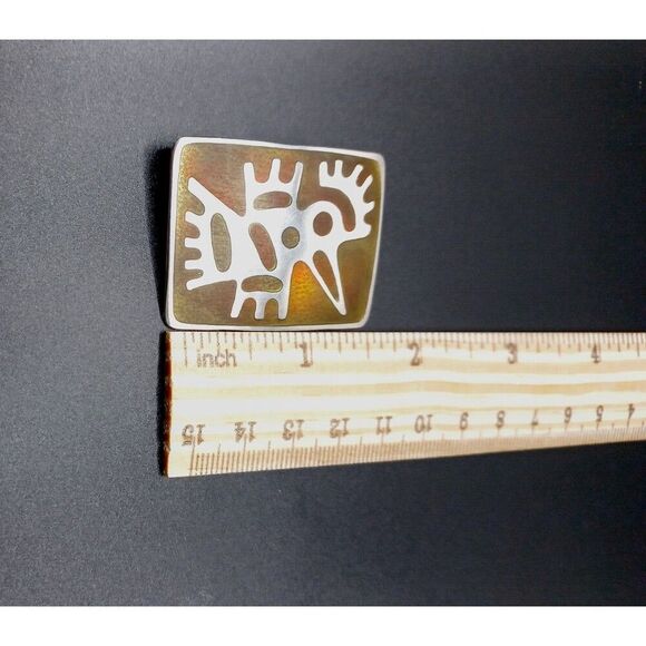 David Andersen Rare brooch DA Norway Scandinavian design enamel pin jewelry - Picture 5 of 7